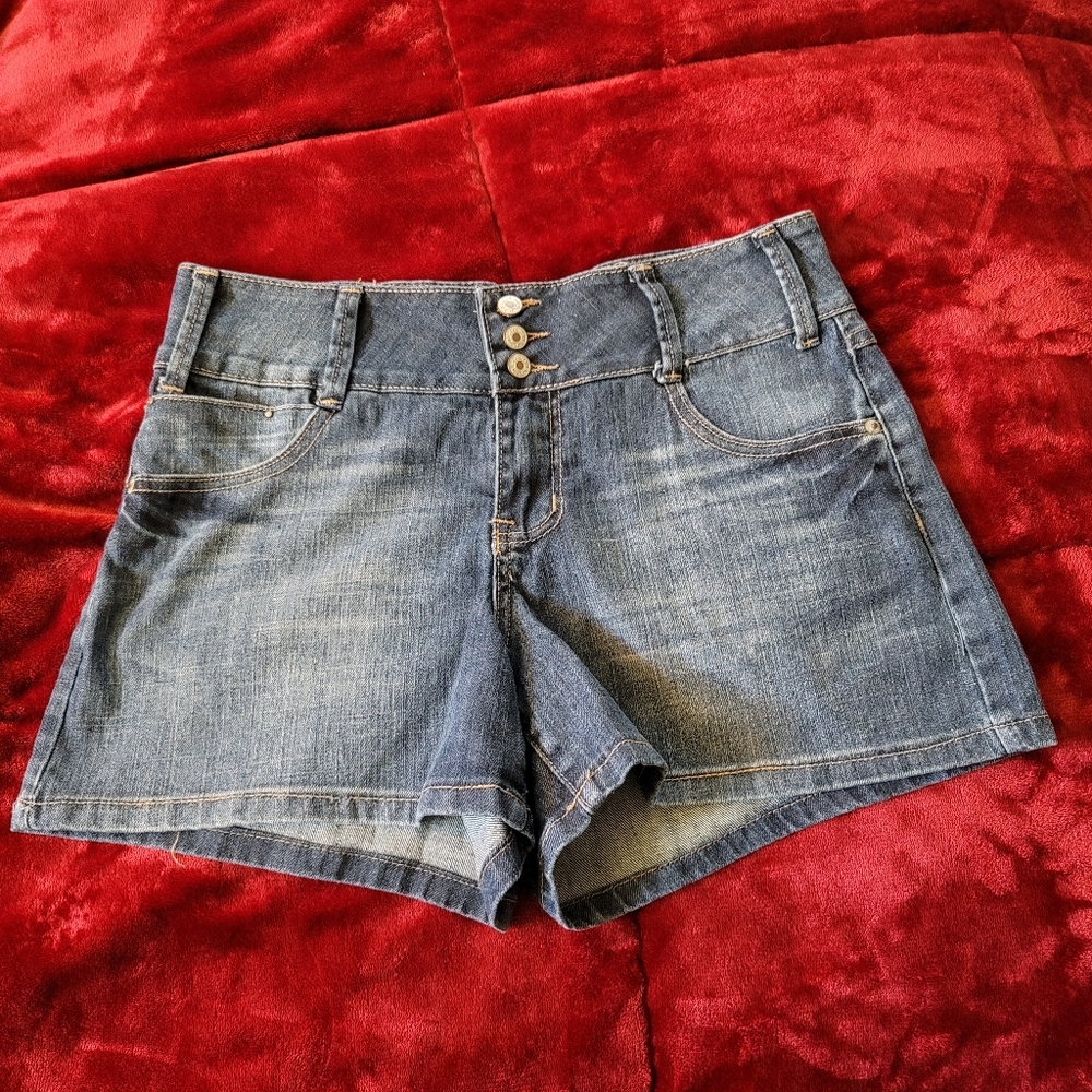 L.A. Blues Shorts Button Zip 90s Vintage Retro Y2K